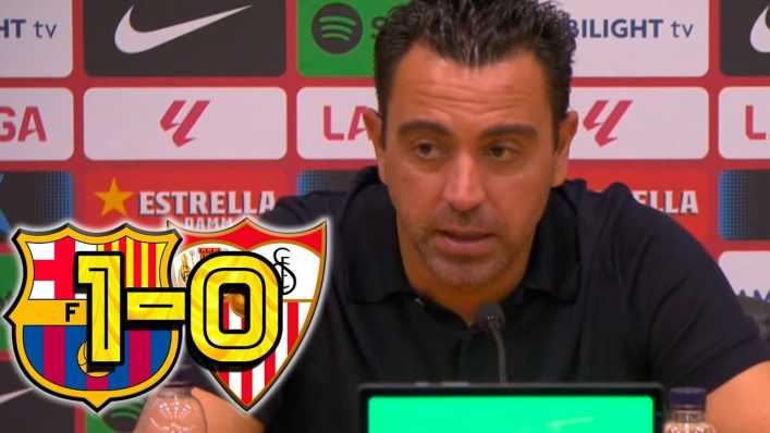 Rueda de prensa de Xavi: FC Barcelona 1 -0 Sevilla