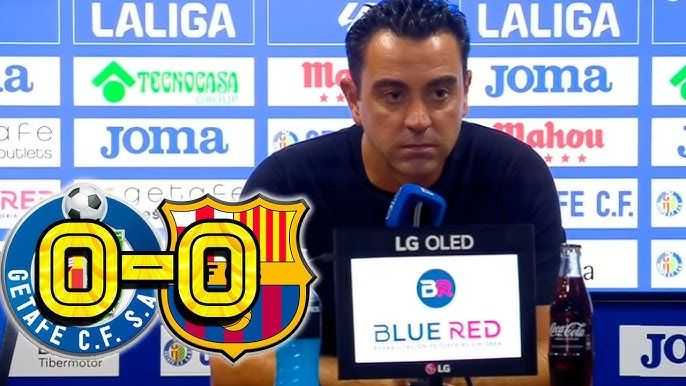 Rueda de prensa de Xavi: Getafe 0 - 0 FC Barcelona