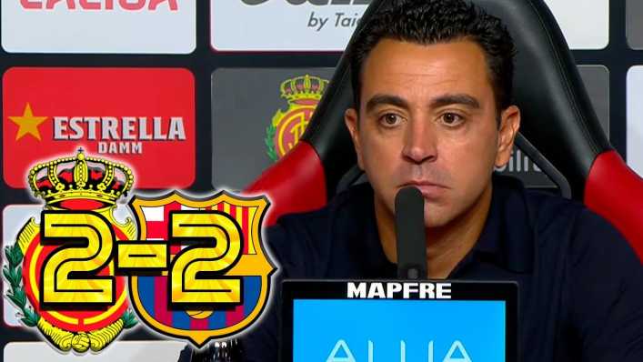 Rueda de prensa de Xavi: Mallorca 2 - 2 FC Barcelona
