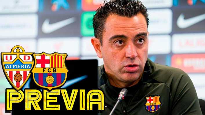 Rueda de prensa de Xavi previa al FC Barcelona - Almería