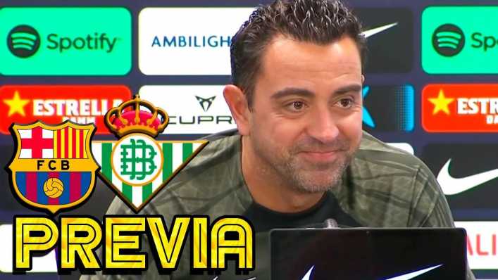 Rueda de prensa de Xavi previa al FC Barcelona - Betis