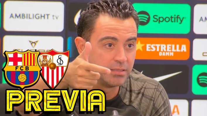 Rueda de prensa de Xavi previa al FC Barcelona - Sevilla