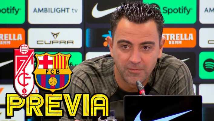 Rueda de prensa de Xavi previa al Granada - FC Barcelona
