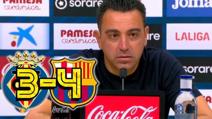 Rueda de prensa de Xavi: Villarreal 3 - 4 FC Barcelona
