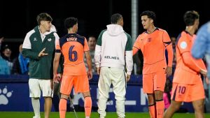 Álvaro Cortés y Roger Martínez, bajas por sanción en el Barça Atlètic