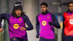 ¡Araujo está de vuelta! Entrenamiento del FC Barcelona antes de terminar el año