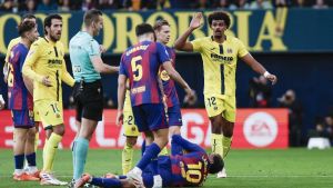 Así fue la durísima entrada de Renato Veiga a Lamine que le costó la roja