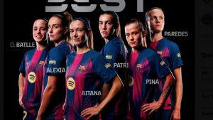 El Barça arrasa en el once del año de la FIFA con seis jugadoras