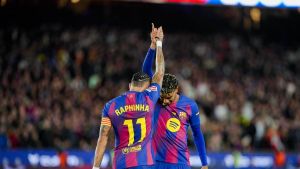 El Barça, mejor que en la pasada Liga
