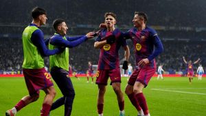 El Barça mejora de largo su primera vuelta de la Liga pasada y amenaza el récord de Tito