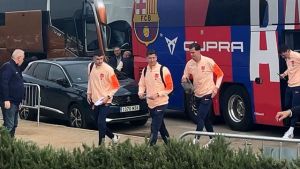 El Barça ya está en Sevilla