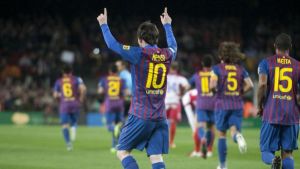 El rey del gol en año natural de la historia sigue siendo, de lejos, Messi en el Barça 2012