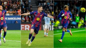 El tridente del Barça, con opciones de volver al once