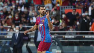 El único gol del Kun Agüero con el Barça fue el último de su carrera