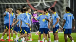 Entrenamiento sin bajas tras el 5-0 al Athletic