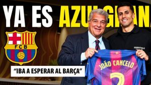 Esto fue lo que dijo Cancelo en su presentación: “Hablé con Flick”