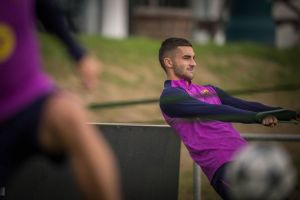 Ferran Torres no se entrena antes del Barça-Girona
