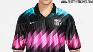 Filtran el diseño de la rompedora camiseta retro del Barça