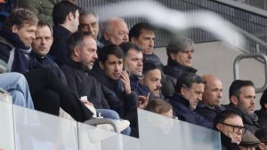 Flick, Sorg, Tapalovic y Bojan, atentos al Barça Atlètic en el Johan Cruyff