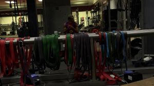 Lamine Yamal se ejercita en el gimnasio