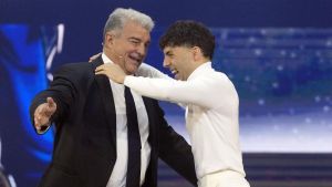 Laporta, al Mago Pop: ”Será un honor que acabes tu gira mundial en el Spotify Camp Nou”