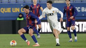 Las mejores fotos del Barça Atlètic-Valencia Mestalla