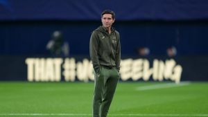 Marcelino: ”Podemos estar cerca, pero es difícil disputarle la Liga a Barça y Madrid”