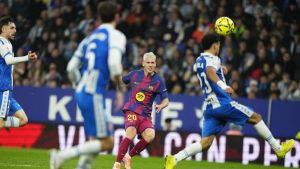 Olmo: ”Joan Garcia es un porterazo, es increíble”