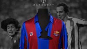 Pastizal por una histórica camiseta de Maradona en el Barcelona