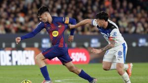 Pedri reaparece con media hora a buen nivel