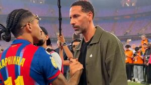 Rio Ferdinand se rinde a Lamine Yamal delante de Deco: ”Menos mal que estoy retirado”