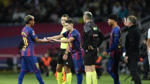 Roony lleva cuatro partidos sin jugar con el Barça