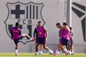¡Susto de Casadó en el entrenamiento!