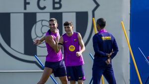 Varios cracks del primer equipo entrenan en el día libre